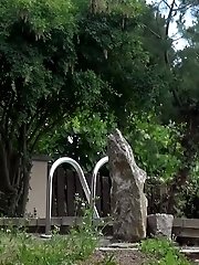15 pictures - Redhead pisses in her neighbours swimming pool