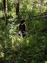 16 pictures - Spying on peeing in forest teen